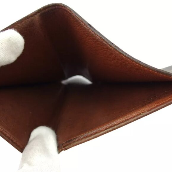 Louis Vuitton Two-folded wallet monogram beige monogram canvas used T19001 - Picture 2 of 10